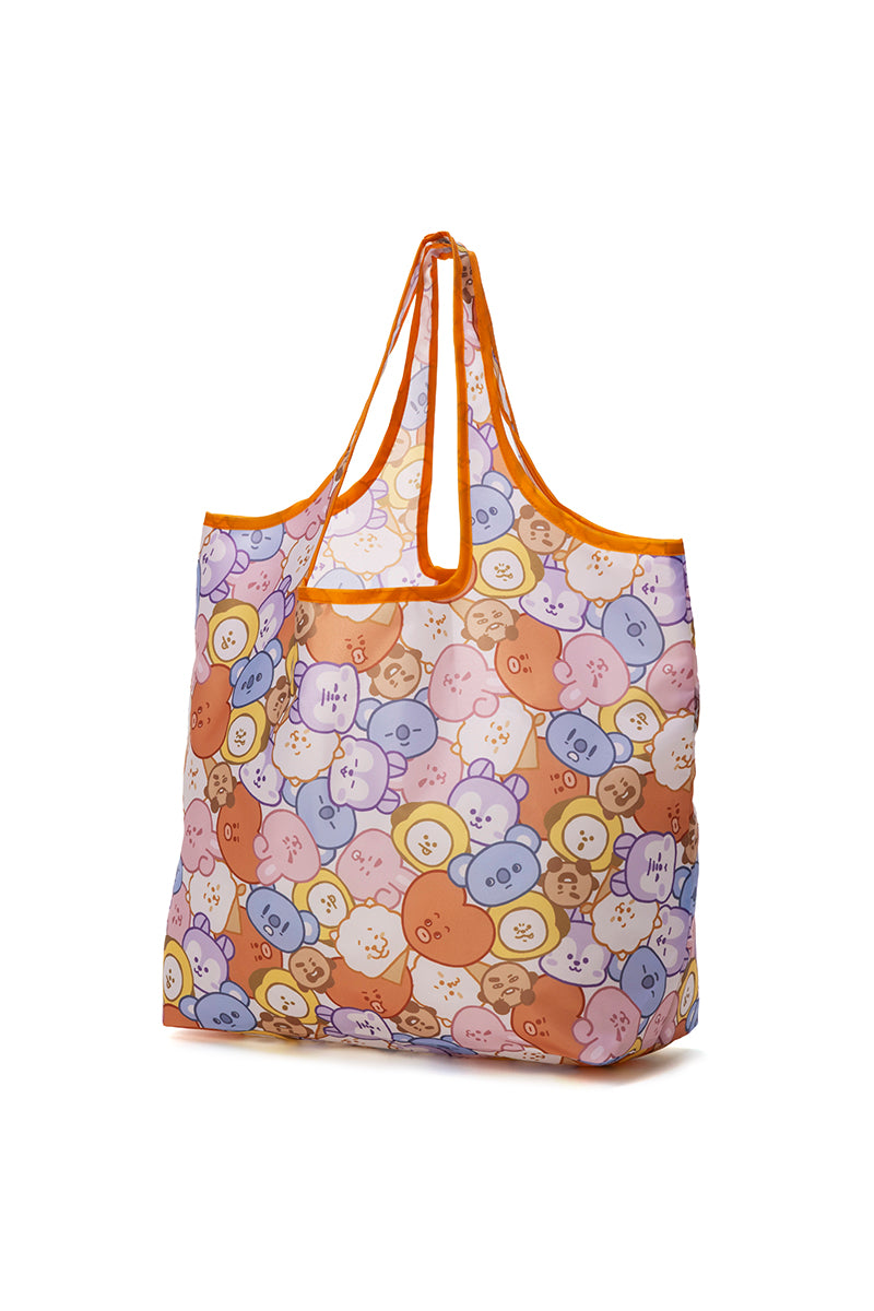 フェイスぎゅっとエコバッグ(ゆるフェイス) BT21 – LINE FRIENDS