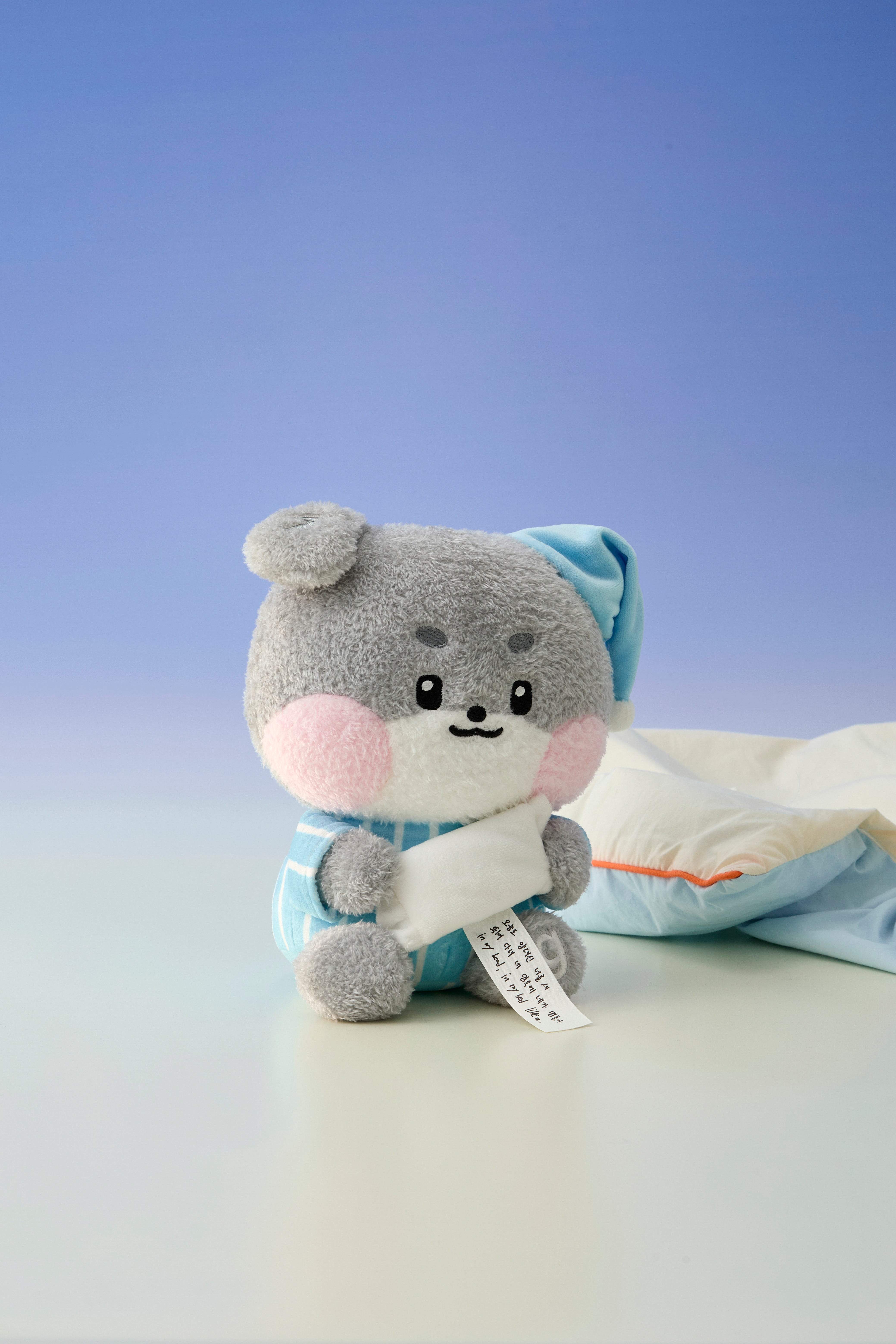 zeroni メッセージぬいぐるみ(BLUE PARADISE) gunini – LINE FRIENDS