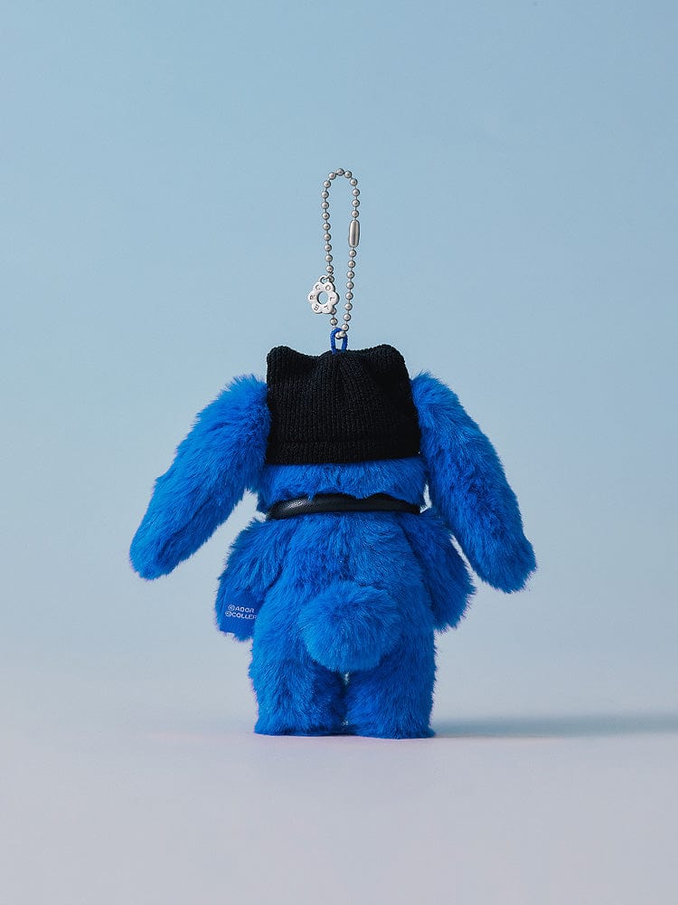 NJ X COLLER FURRY BUNNY PLUSH KEYRING (TIDE BLUE) – LINE FRIENDS
