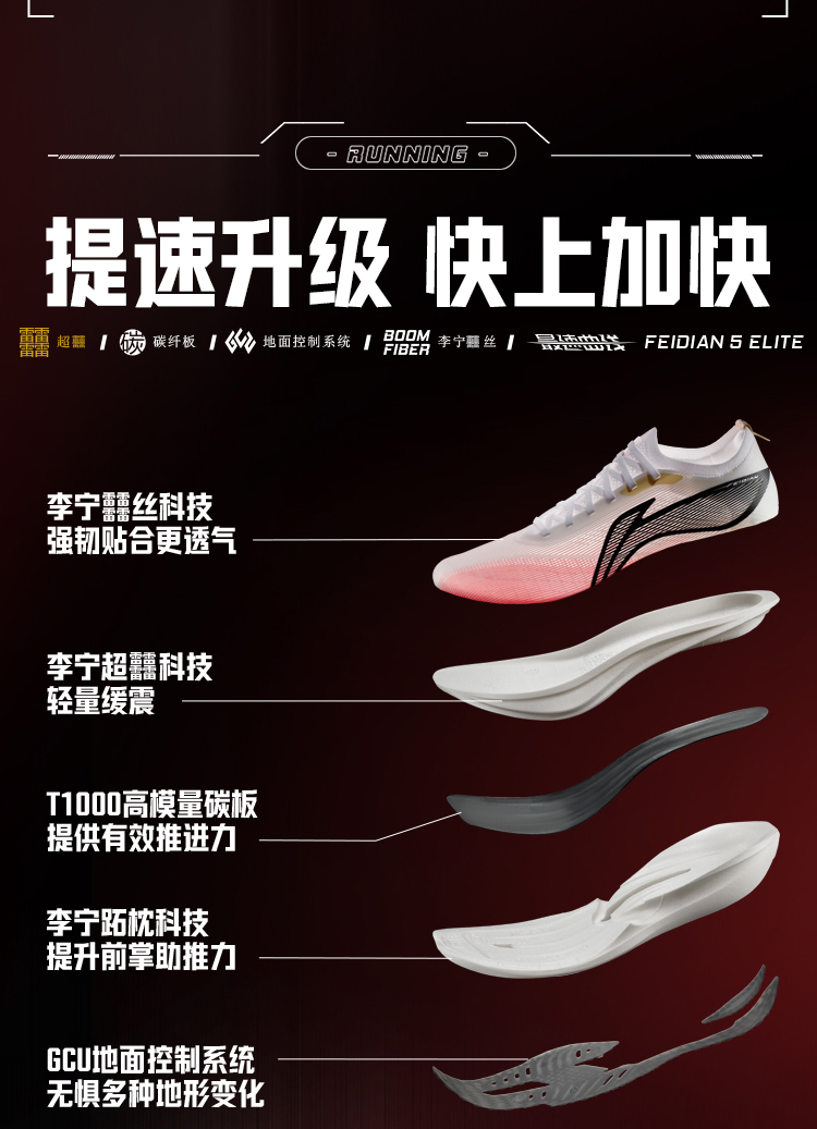Li-Ning Feidian 5 ELITE Racing Running Shoes