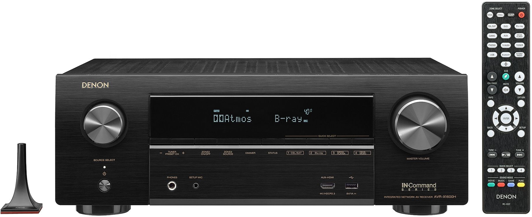 Denon® AVR-X1600H 7.2CH 4K Ultra HD AV Receiver | M & H Appliance