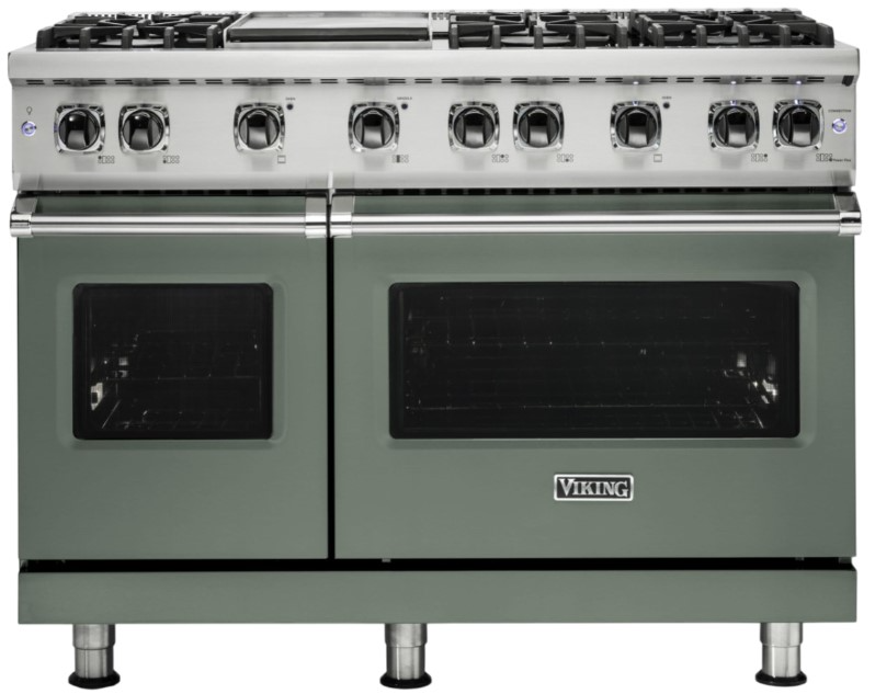 Viking® 5 Series 48'' Eucalyptus Pro Style Natural Gas Range with