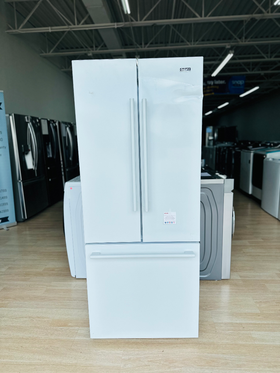 Galanz 16 Cu. Ft. White French Door Refrigerator | Budget
