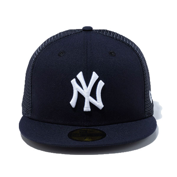 ニューエラ メッシュ キャップ 59FIFTY ネイビー 紺 new era / 帽子
