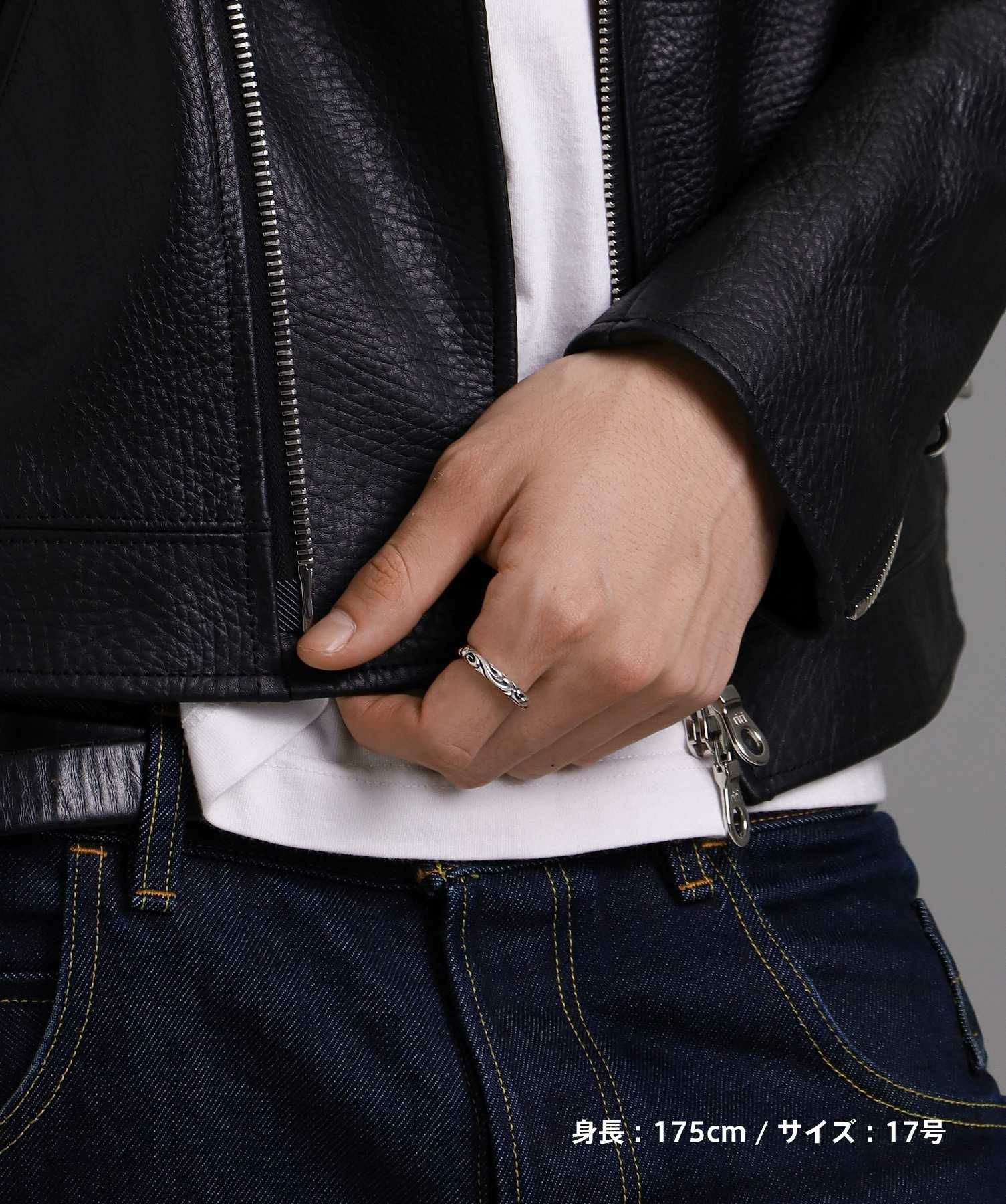 HOWL”タテガミスクロールリング/シルバー925 | LION HEART STORE