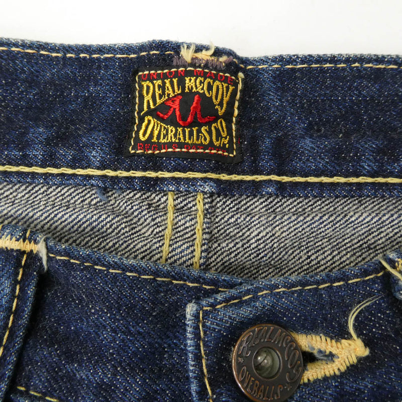 The REAL McCOY'S ザリアルマッコイズ S613 DENIM PANTS ボタンフライ
