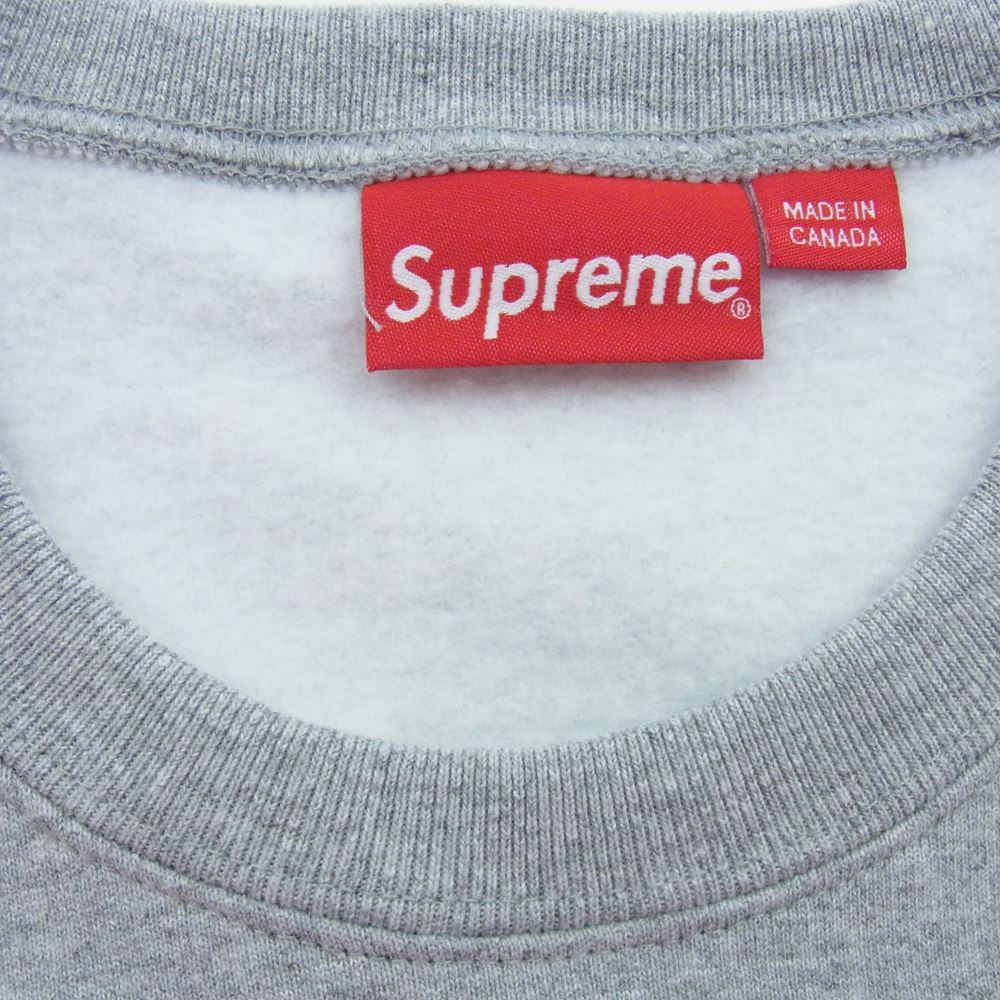 Supreme シュプリーム 22AW Box Logo Crewneck Heather Grey ボックス