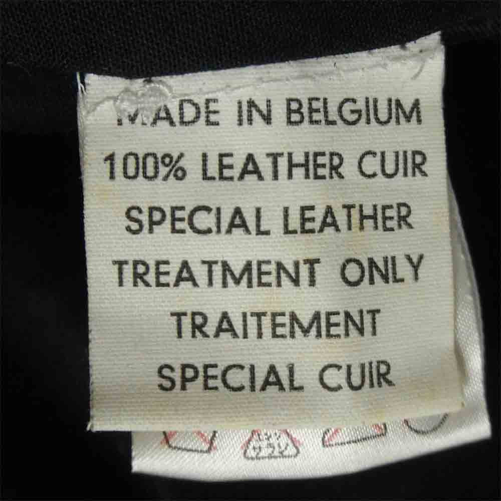 Veronique BRANQUINHO ヴェロニクブランキーノ リブ レザー ブルゾン