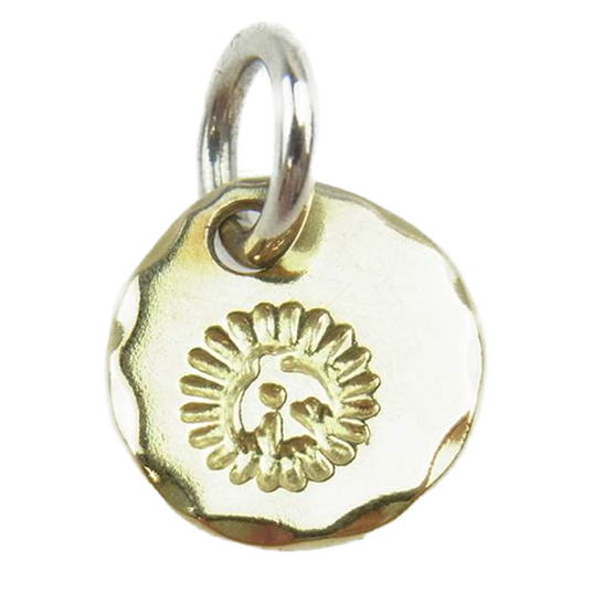 ウィングロック K18 全金 イーグル メタル タタキ チャーム ペンダント