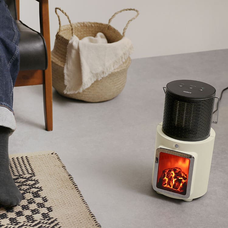 人感センサー付 暖炉ヒーター PR-WA010 | PRISMATE(プリズメイト)