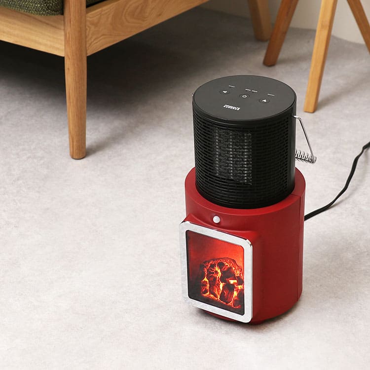 人感センサー付 暖炉ヒーター PR-WA010 | PRISMATE(プリズメイト)