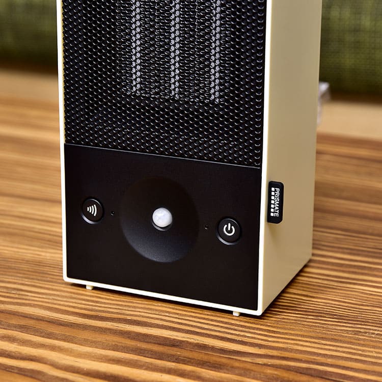 人感センサー付 セラミックファンヒーター PR-WA013 | PRISMATE