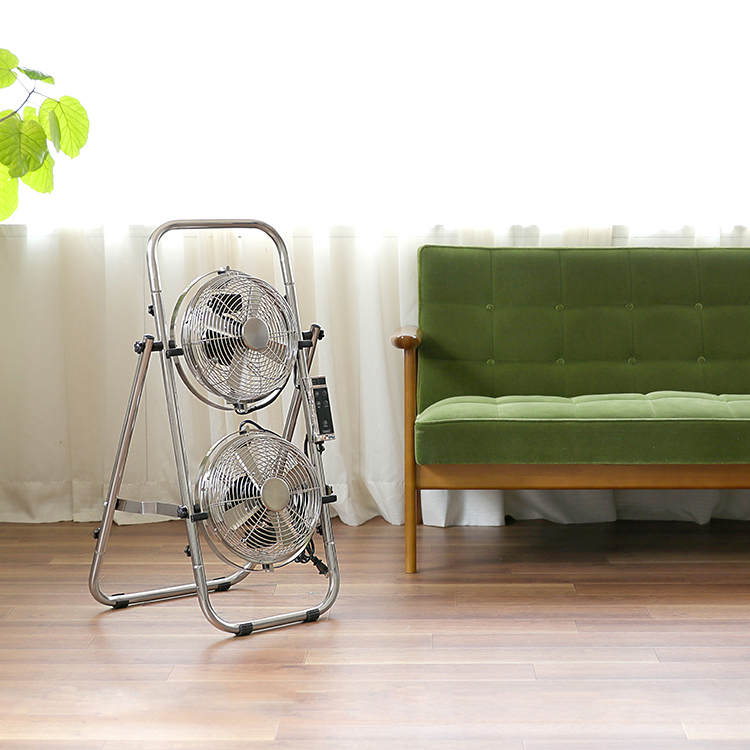 メタルデュアルファン 8インチ リモコン付 PR-F008 | PRISMATE