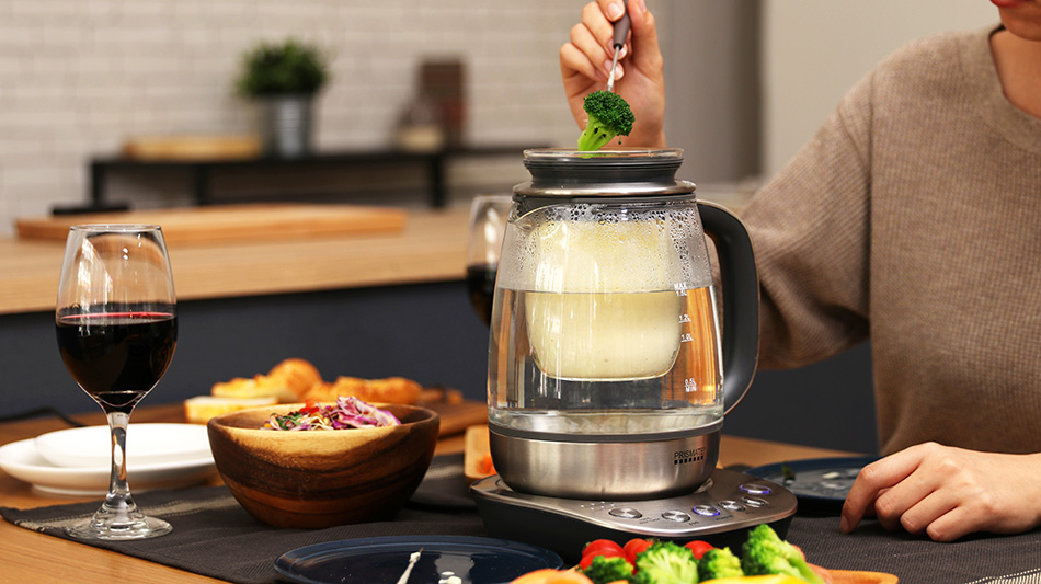 PR-SK021 ガラスディッシュケトル 楽しく使えるレシピブック付 | Chef