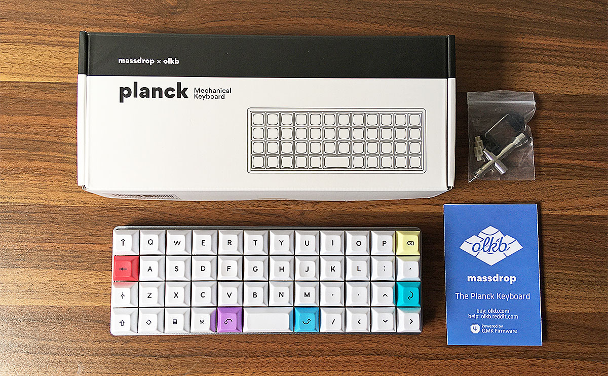 格子状が美しく、無駄のないキー配列。40%キーボード Planck。 | LIFELOG
