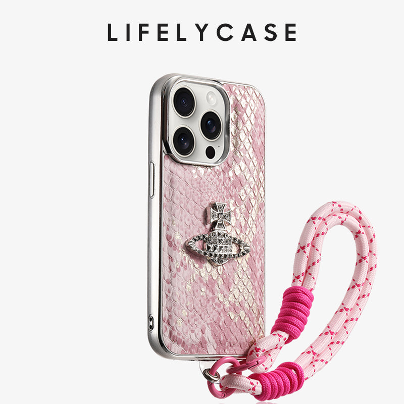 iPhone Lanyard Series | Vivienne Westwood Luxury Design Snake Print Ph