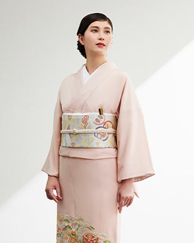 本四つ身正絹赤桜吹雪（比翼仕立） | 七五三 | wasou | 大切な1日を