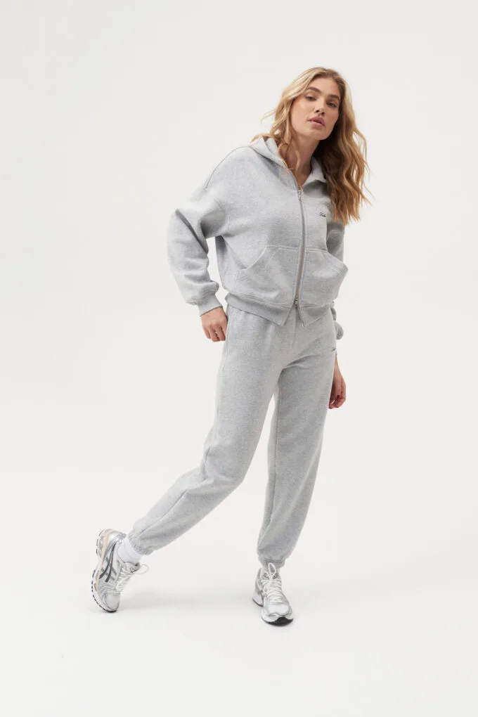 Zip Hoodie - Melange. Shipping: February 25-27 - Liáliá Athletics