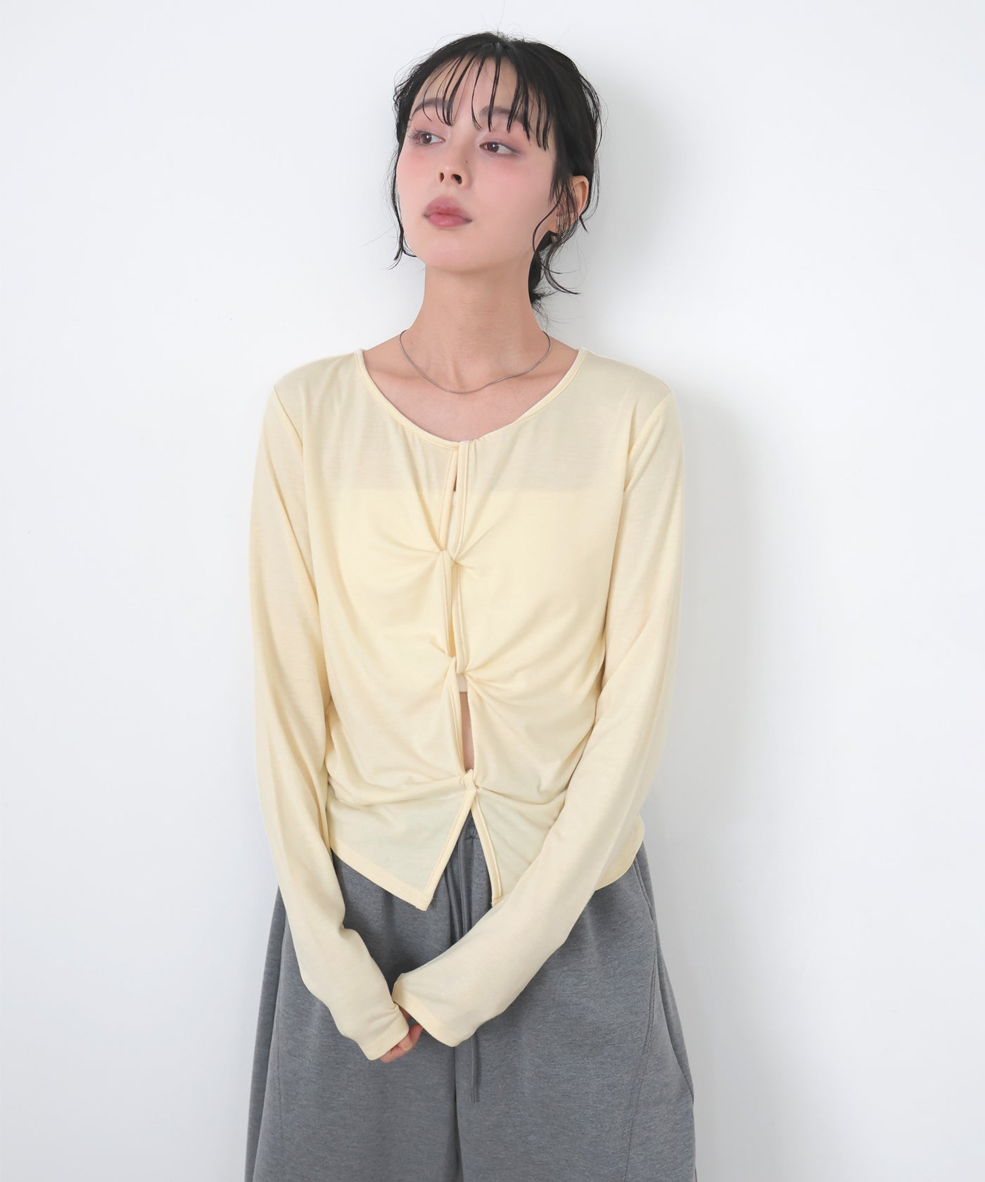 2WAYクロスデザインプルオーバー – LIAN