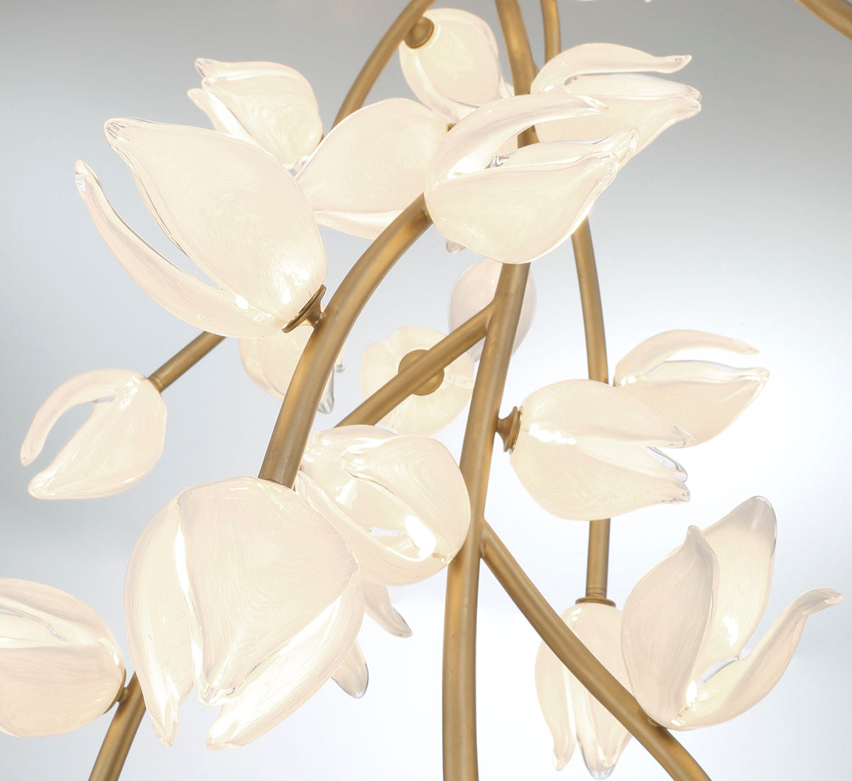 Dimmable 37 Light Oval LED Chandelier