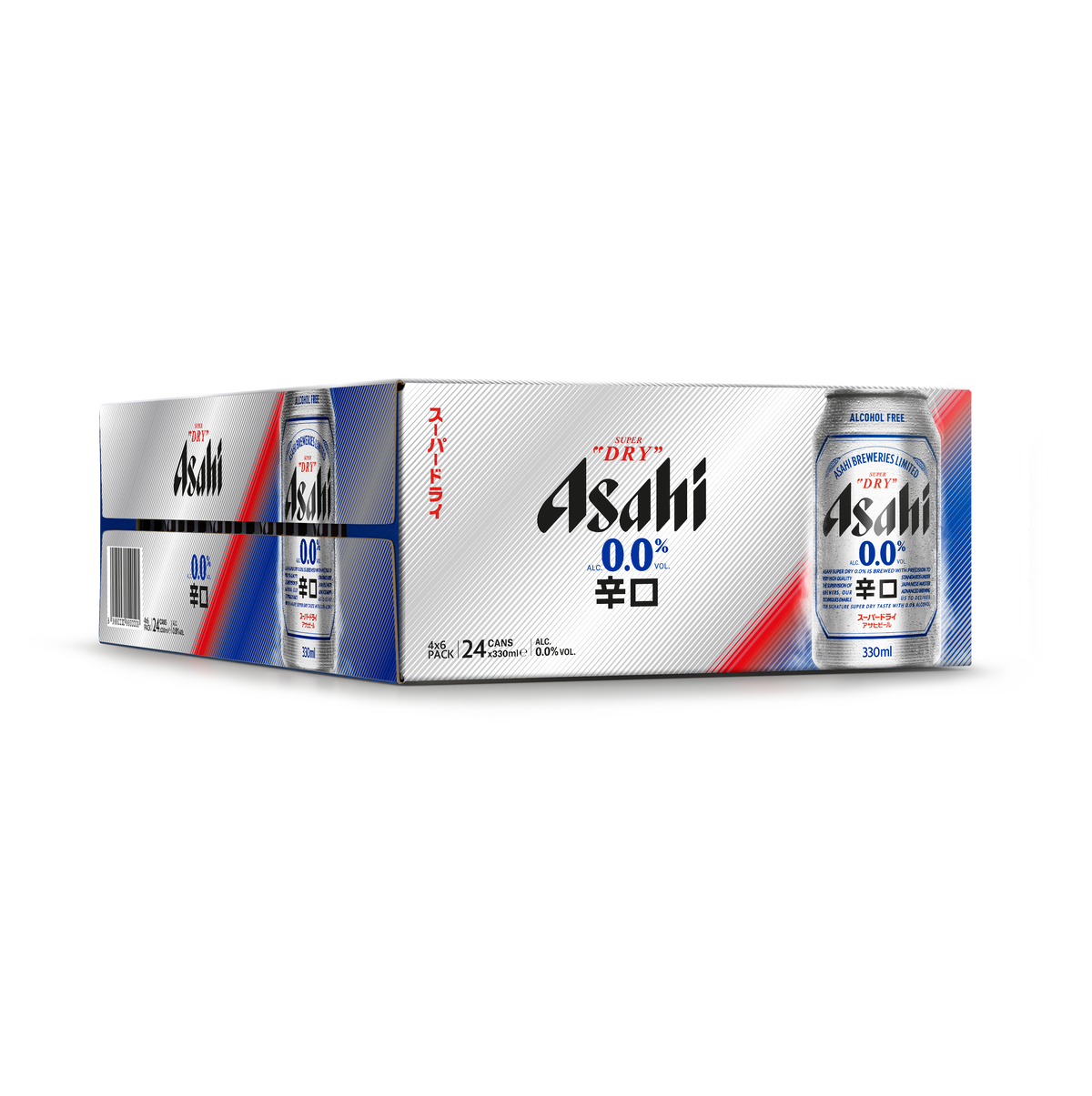 Asahi Super Dry 0.0% - 24x330ml Cans