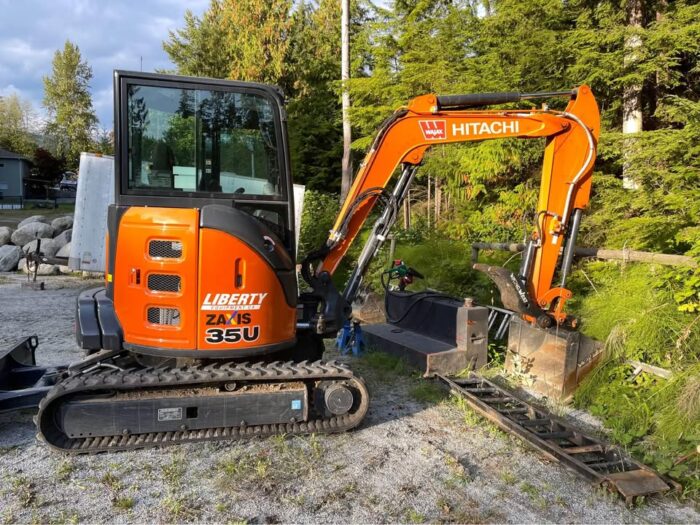 2022 Hitachi ZX35 Mini Excavator, Low Hour's - Liberty Equipment