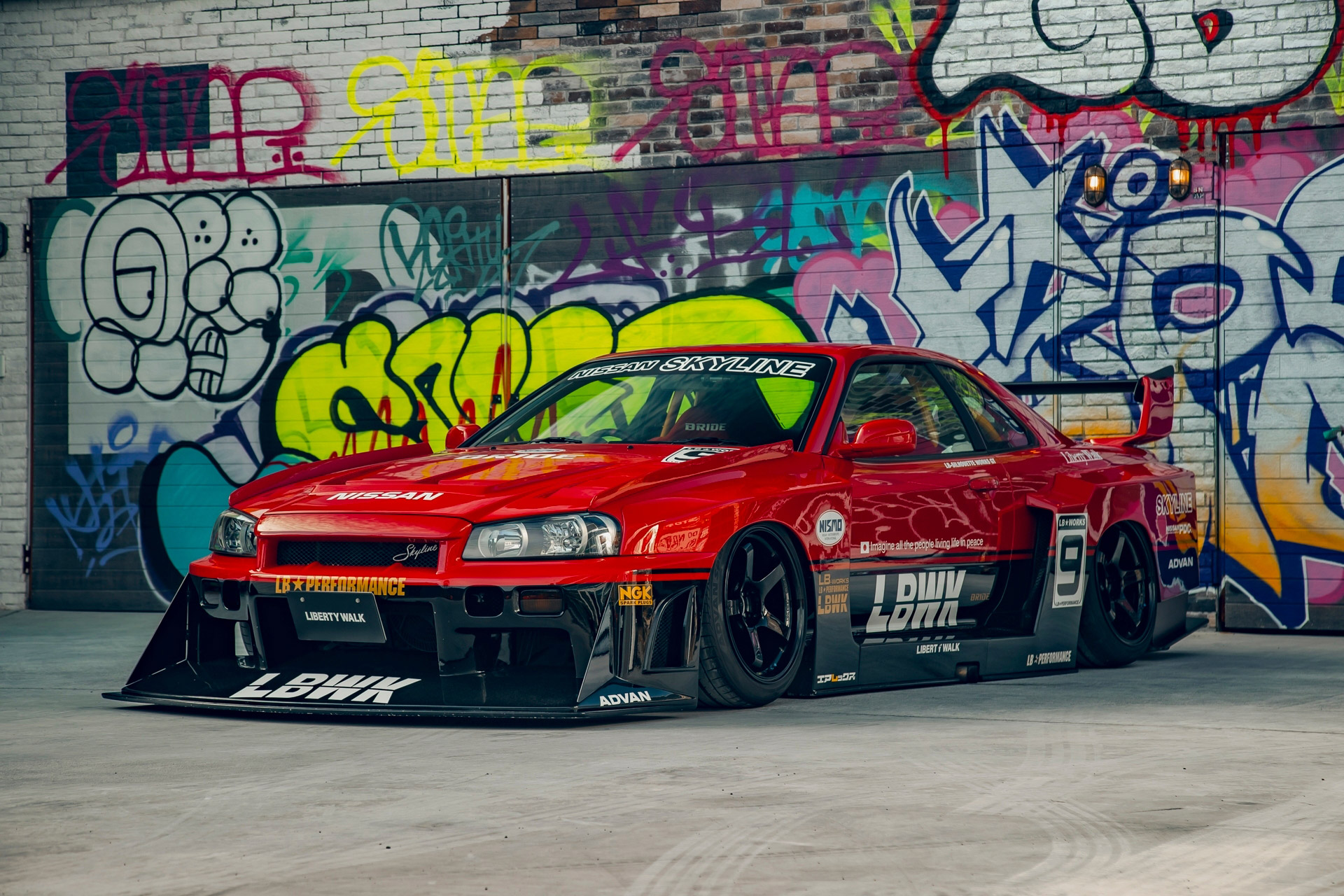 LB-Silhouette WORKS NISSAN SKYLINE ER34 Full Complete - LIBERTY