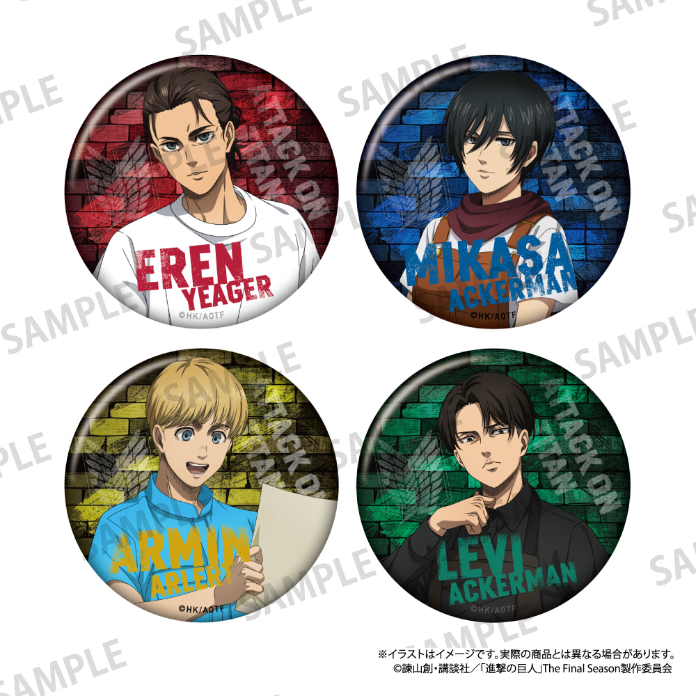 丸缶バッジ エレン・イェーガー（DIY）｜進撃の巨人 – LIBERTAS DREAM