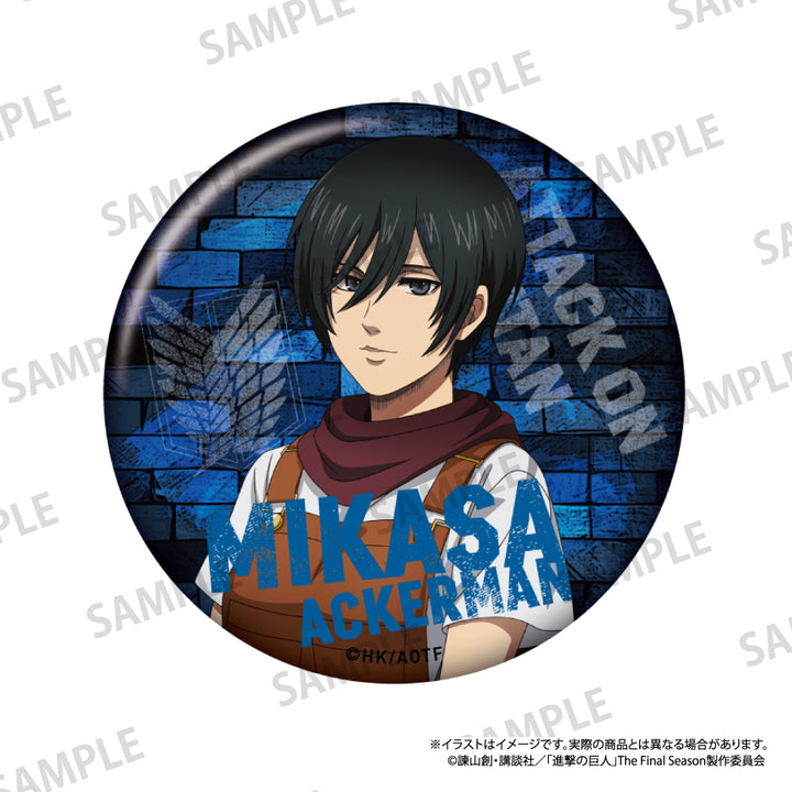 丸缶バッジ ミカサ・アッカーマン（DIY）｜進撃の巨人 – LIBERTAS