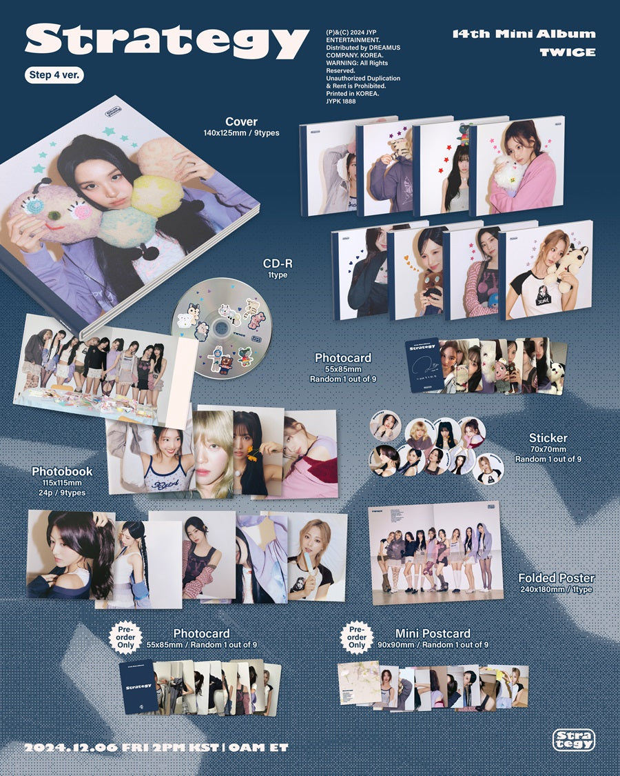 Twice - Strategy Digipack Album Member Version (VERSION CHOICE