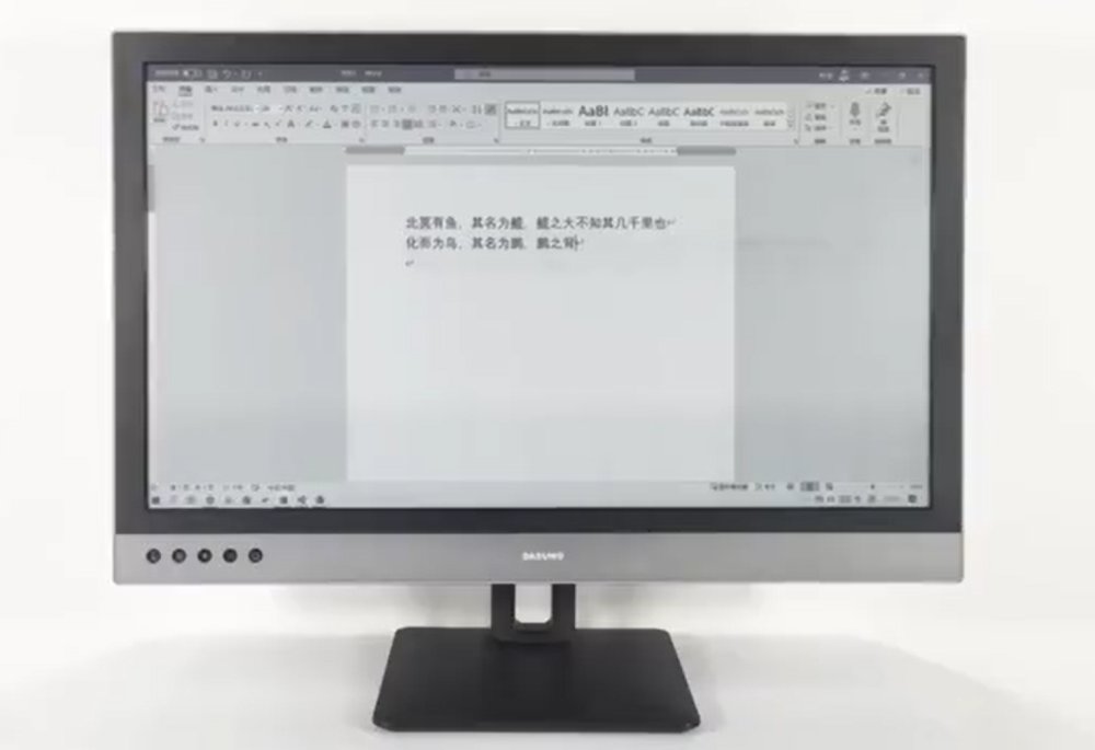 Dasung Paperlike 253 is an E Ink monitor with a 25.3 inch display