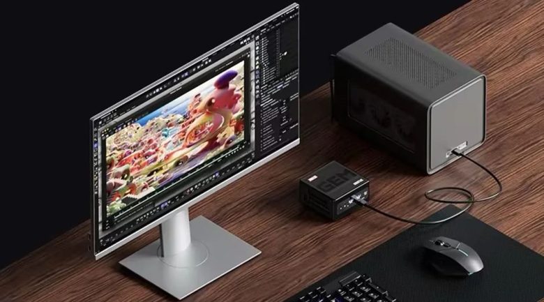 AOOSTAR GEM10 is a mini PC with Ryzen 7 7840HS, OCuLink, and dual