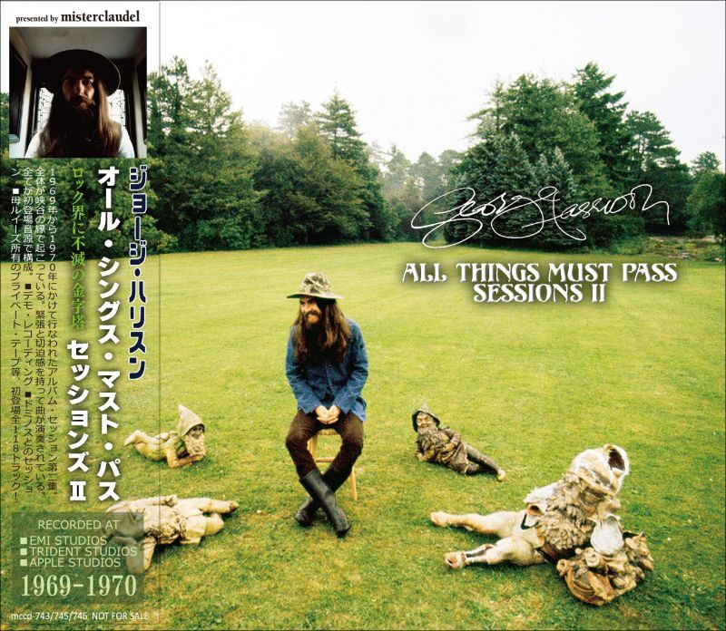 GEORGE HARRISON - ALL THINGS MUST PASS SESSIONS II 3CD