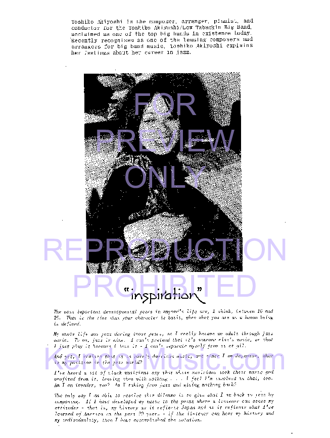 Road Time Shuffle Sheet Music by Toshiko Akiyoshi (SKU: 52775