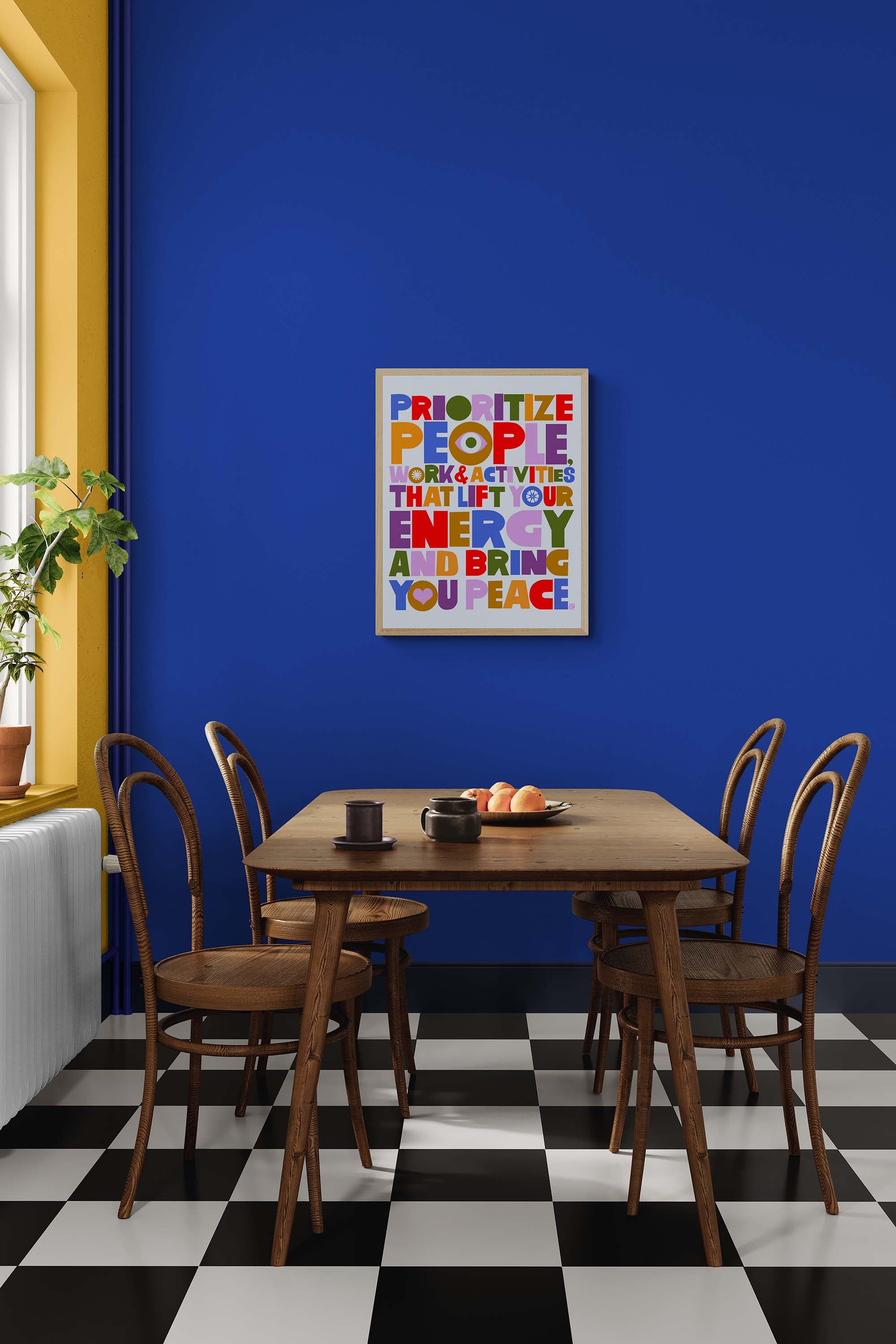 PrioritizePeace - Art Print – Lisa Congdon Art & Illustration