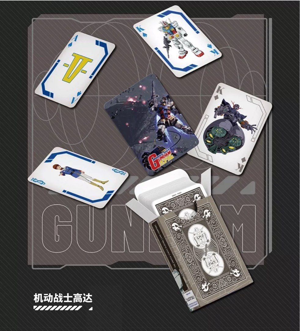 Bicycle Gundam RX78 Playing Cards – Little Wood
