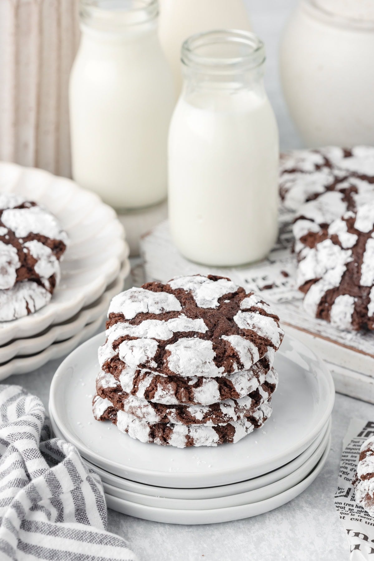 Chocolate Crinkle Cookies - Little Chef Within