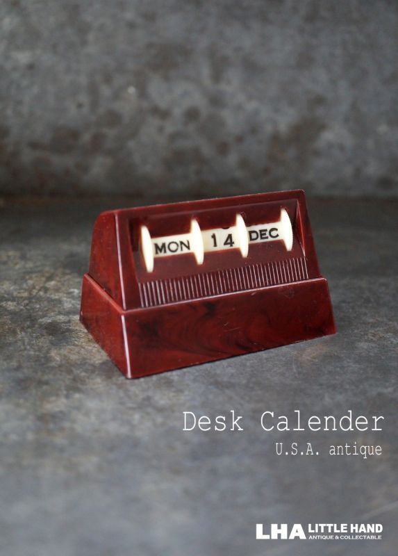 SALE【40%OFF】U.S.A. antique Desk Calender アメリカアンティーク 万