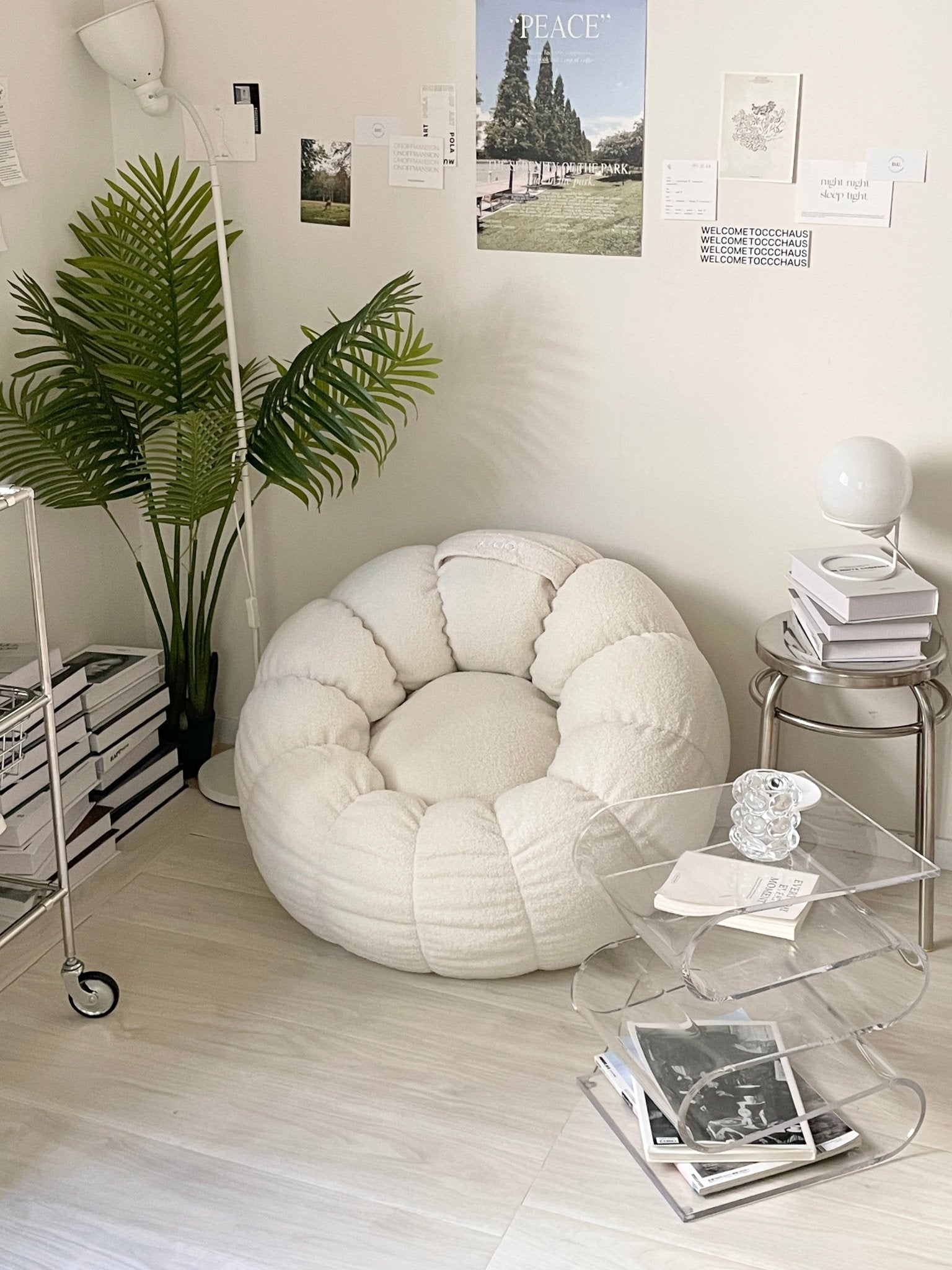 ベティさん専用 tofu トーフ ビーズソファ アネモネ