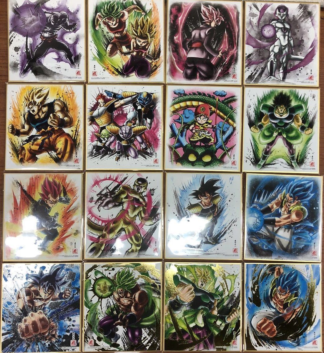 ドラゴンボール『色紙ART 7』【SSGSSゴジータ(メタリックバージョン