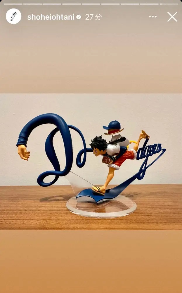 ワンピース×ロサンゼルス・ドジャース コラボ【大谷翔平さんがカード