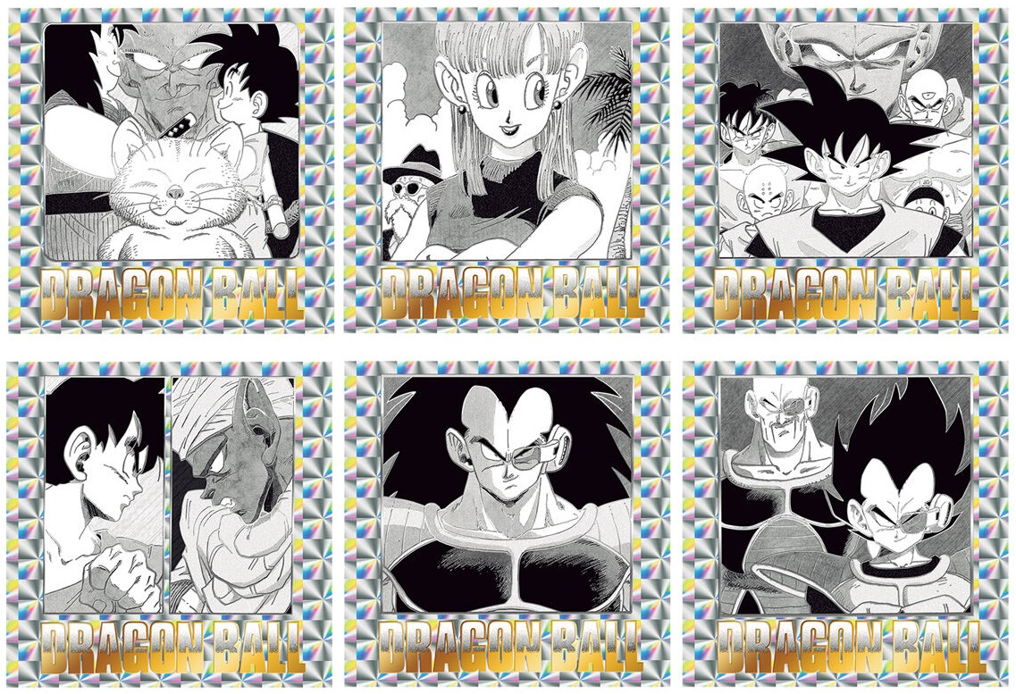 ドラゴンボール40周年記念 オリジナルイラストレーション シール