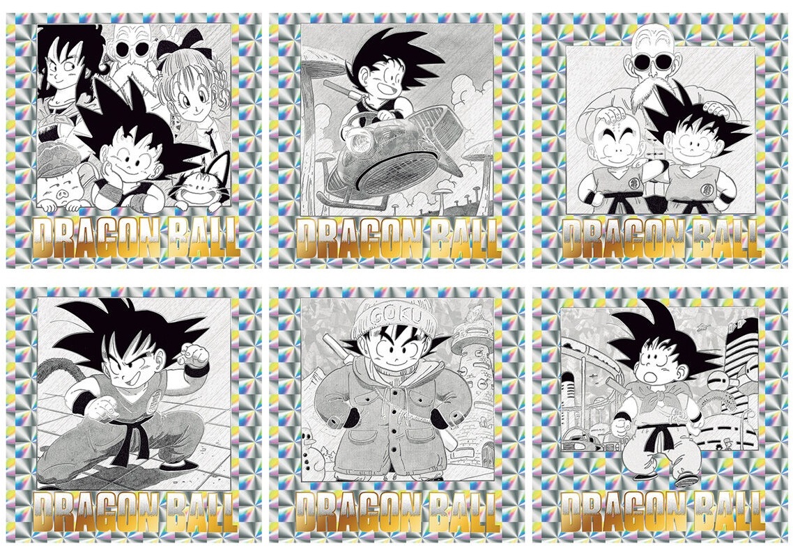 ドラゴンボール40周年記念 オリジナルイラストレーション シール