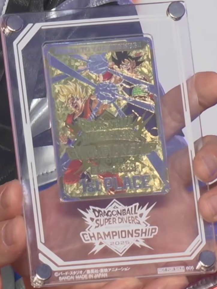 ドラゴンボールスーパーダイバーズ カード風賞状 優勝 vol.2 ゴジータ