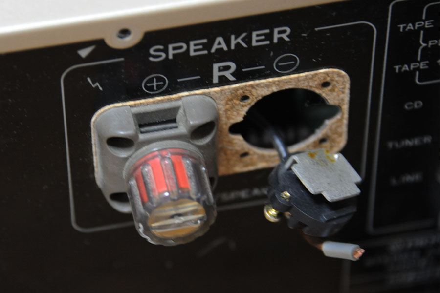 Pioneer プリメインアンプ A-05 スピーカーターミナル修理 : Jazz工房