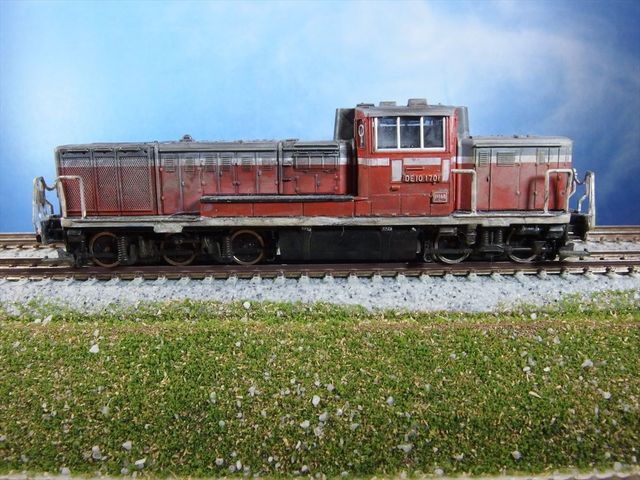 TOMIX製 DE10形 液体式ディーゼル機関車 ウェザリング済み