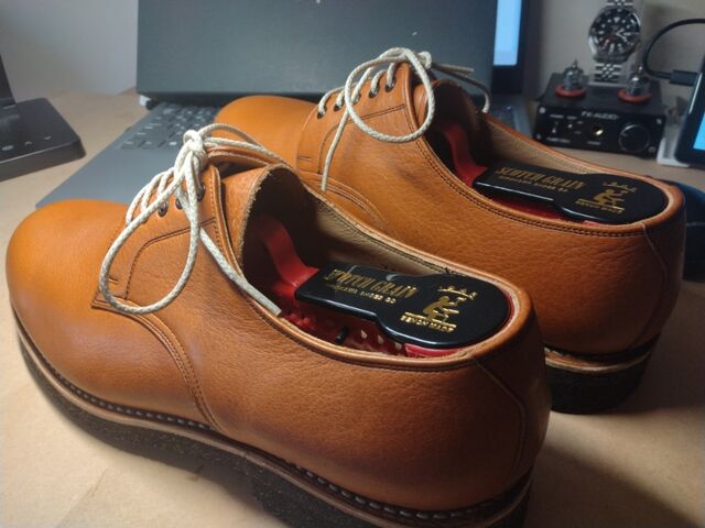 スコッチグレイン ブリックカジュアル 栃木レザー : クローゼットの中