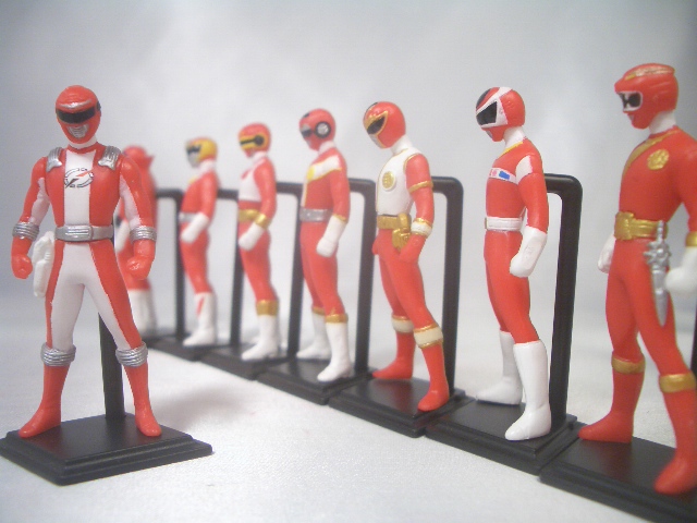 スーパー戦隊レッドクロニクルvol. 1～vol. 4全33種中31種＋ダブリ