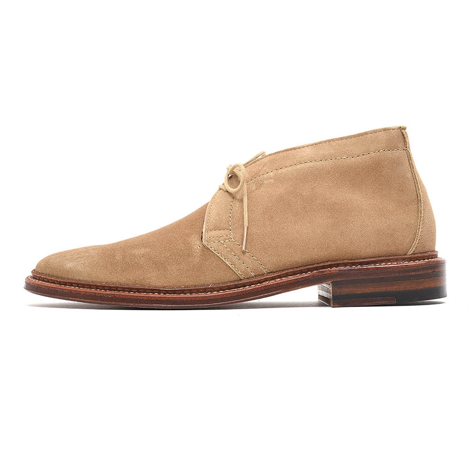 柔らかな履き味】オールデン 1494 アンラインドチャッカ スエード TAN