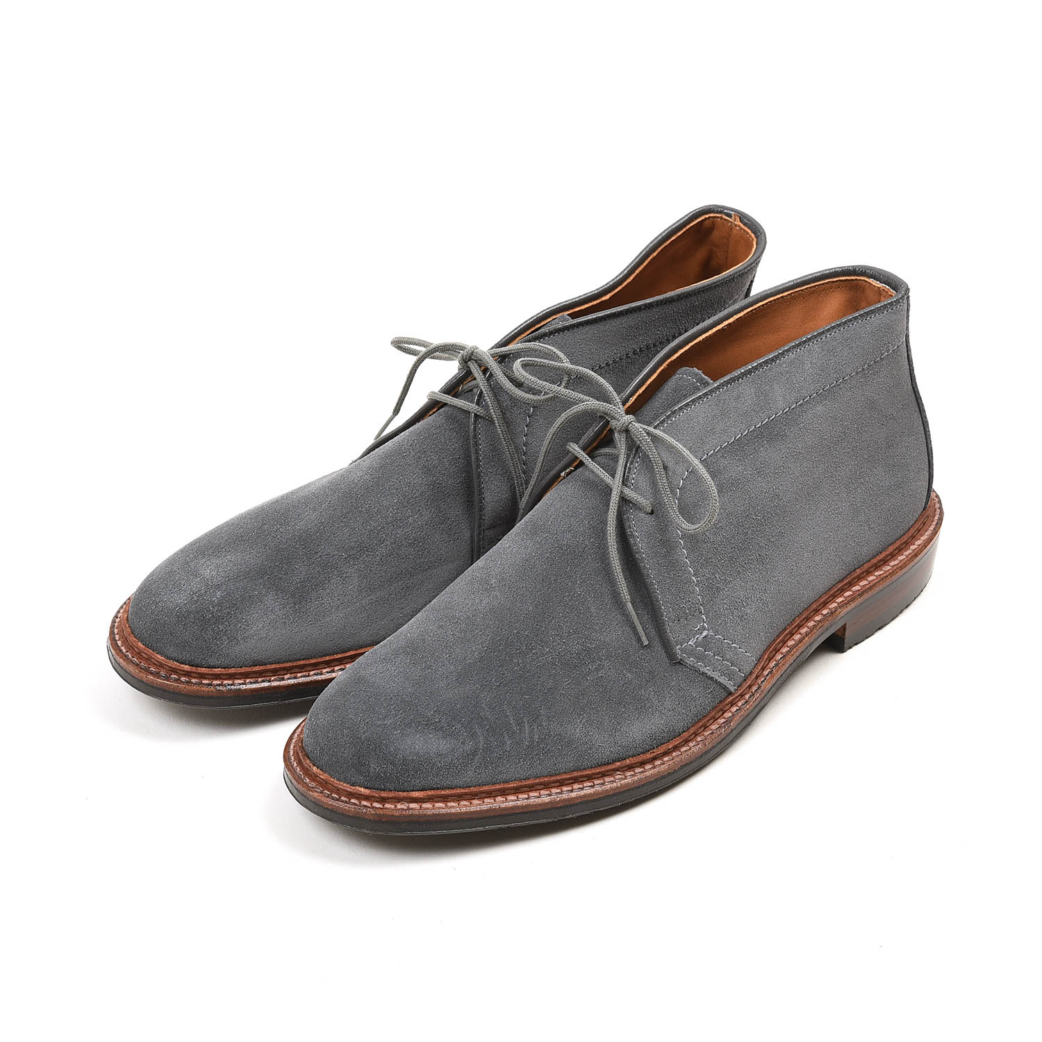 オールデン 1592L CHUKKA BOOT スエード BLUE GRAY